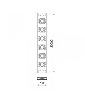 Tira Flexible Led 12W RGB 120Led/m IP65 DC24V -5 Metros-