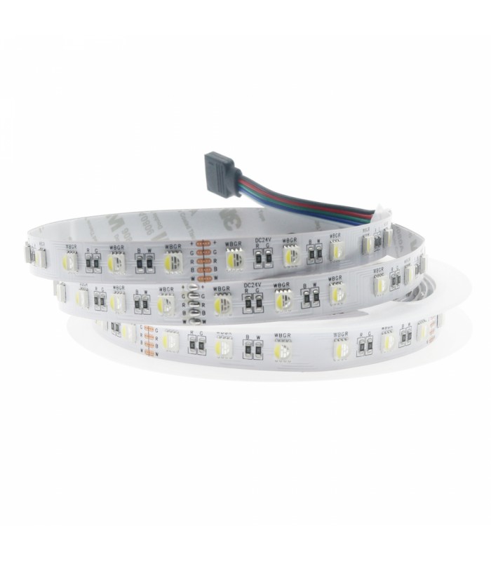 Tira Flexible Led 14W RGB+6000K 60Led/m IP20 DC24V -5 Metros-