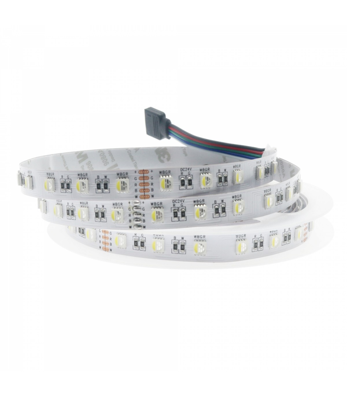 Tira Flexible Led 14W RGB+6000K 60Led/m IP20 DC24V -5 Metros-