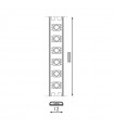 Tira Flexible Led 14W RGB+6000K 60Led/m IP65 DC24V -5 Metros-
