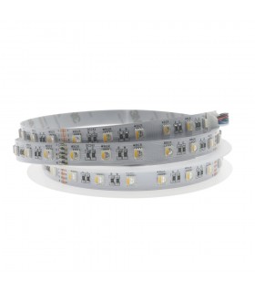 Tira Flexible Led 14W RGB+3000K 60Led/m IP65 DC24V -5 Metros-