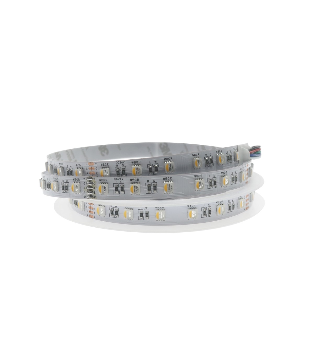 Tira Flexible Led 14W RGB+3000K 60Led/m IP65 DC24V -5 Metros-