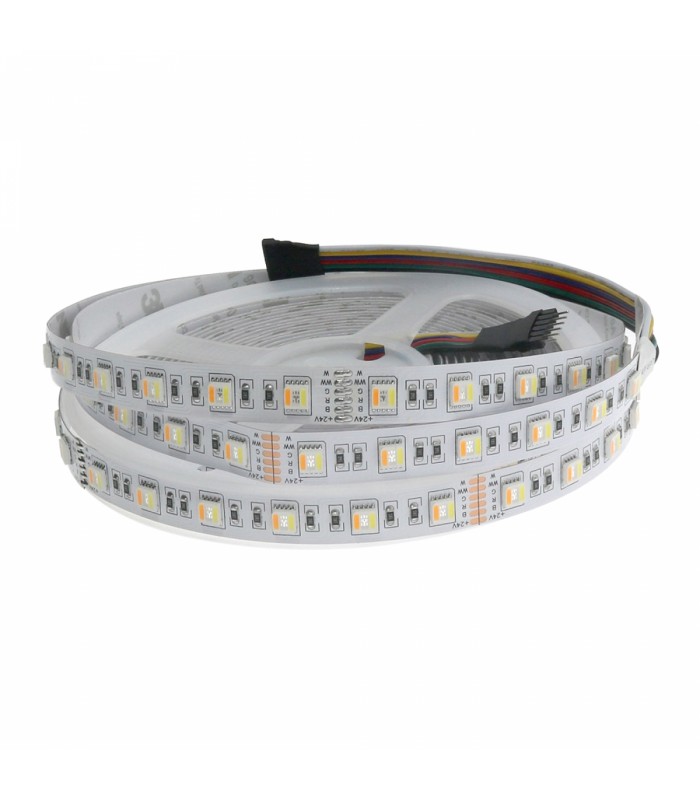 Tira Flexible Led 15W RGB+CCT 60Led/m IP20 DC24V -5 Metros-