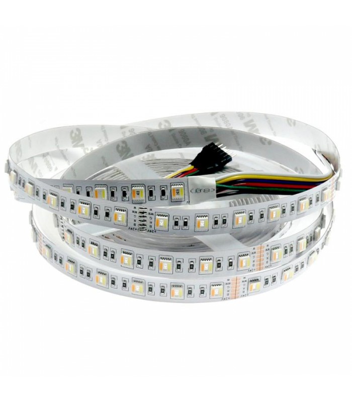 Tira Flexible Led 15W RGB+CCT 60Led/m IP65 DC24V -5 Metros-