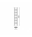 Tira Flexible Led LETTERS 14W 1400Lm/M 120Led/m IP20 DC24V -5 Metros-