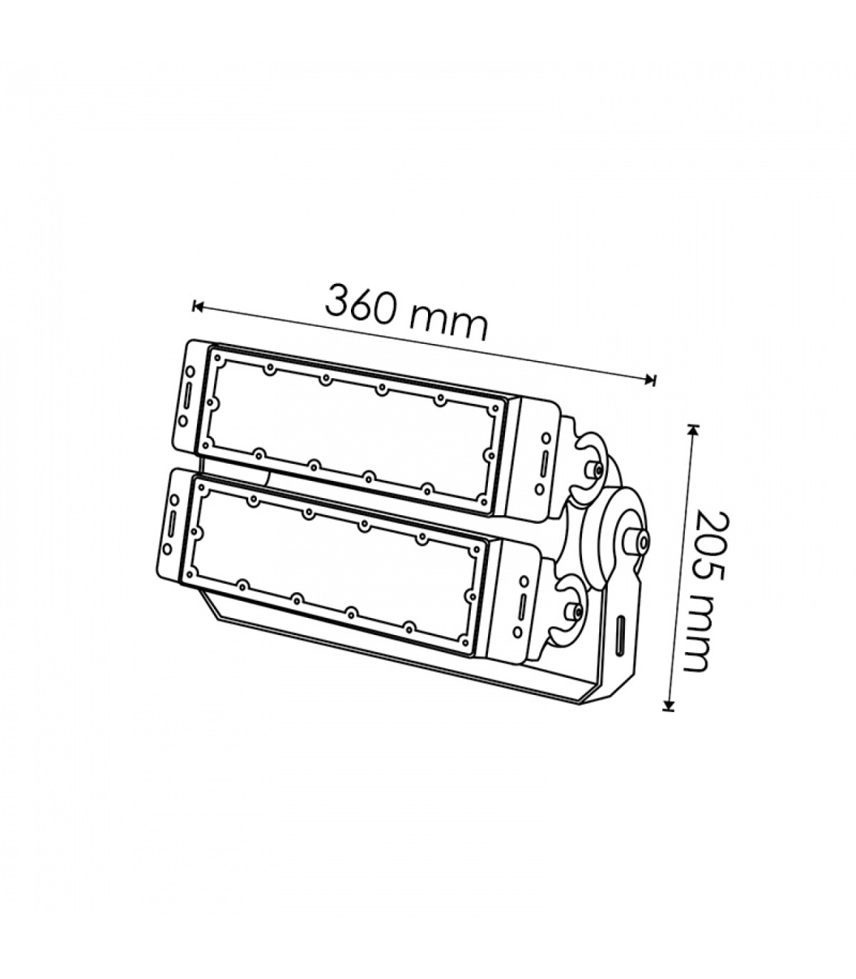 Proyector Led Modular PREMIUM 100W 12000Lm IP65