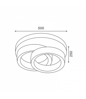 Plafón Techo Led Jump 40W 3600Lm IP20 CCT