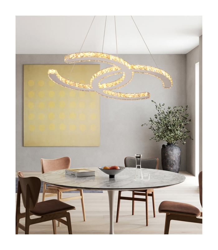 Lámpara Colgante Led First Double 28W 2520Lm IP40 CCT