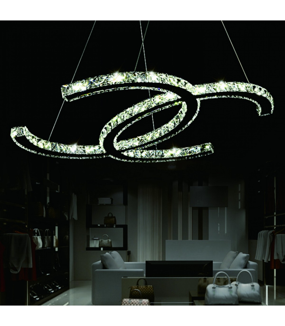 Lámpara Colgante Led First Double 28W 2520Lm IP40 CCT