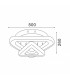 Plafón Techo Led Bermudas 42W 3600LM IP20 CCT