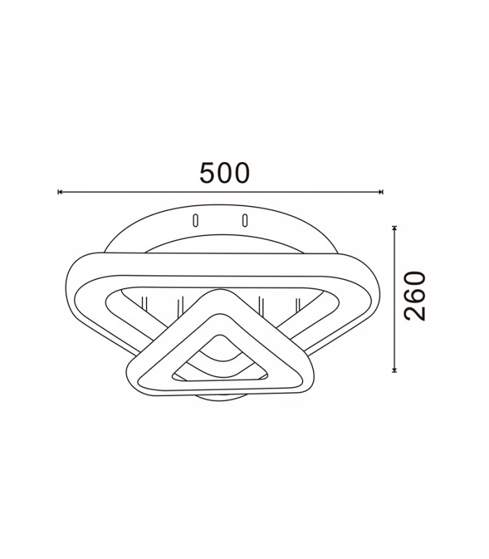 Plafón Techo Led Bermudas 42W 3600LM IP20 CCT