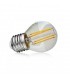 Bombilla LED filamento 4W 495Lm G45 E27