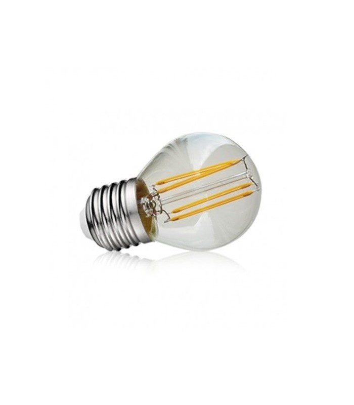 Bombilla LED filamento 4W 495Lm G45 E27