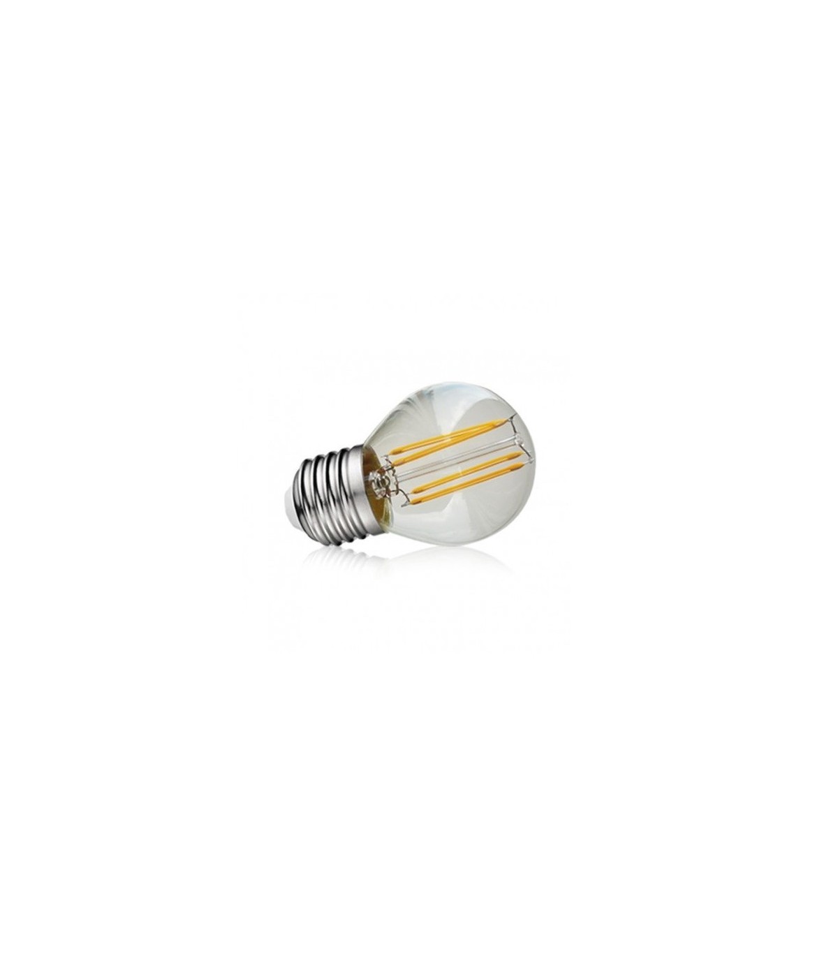 Bombilla LED filamento 4W 495Lm G45 E27