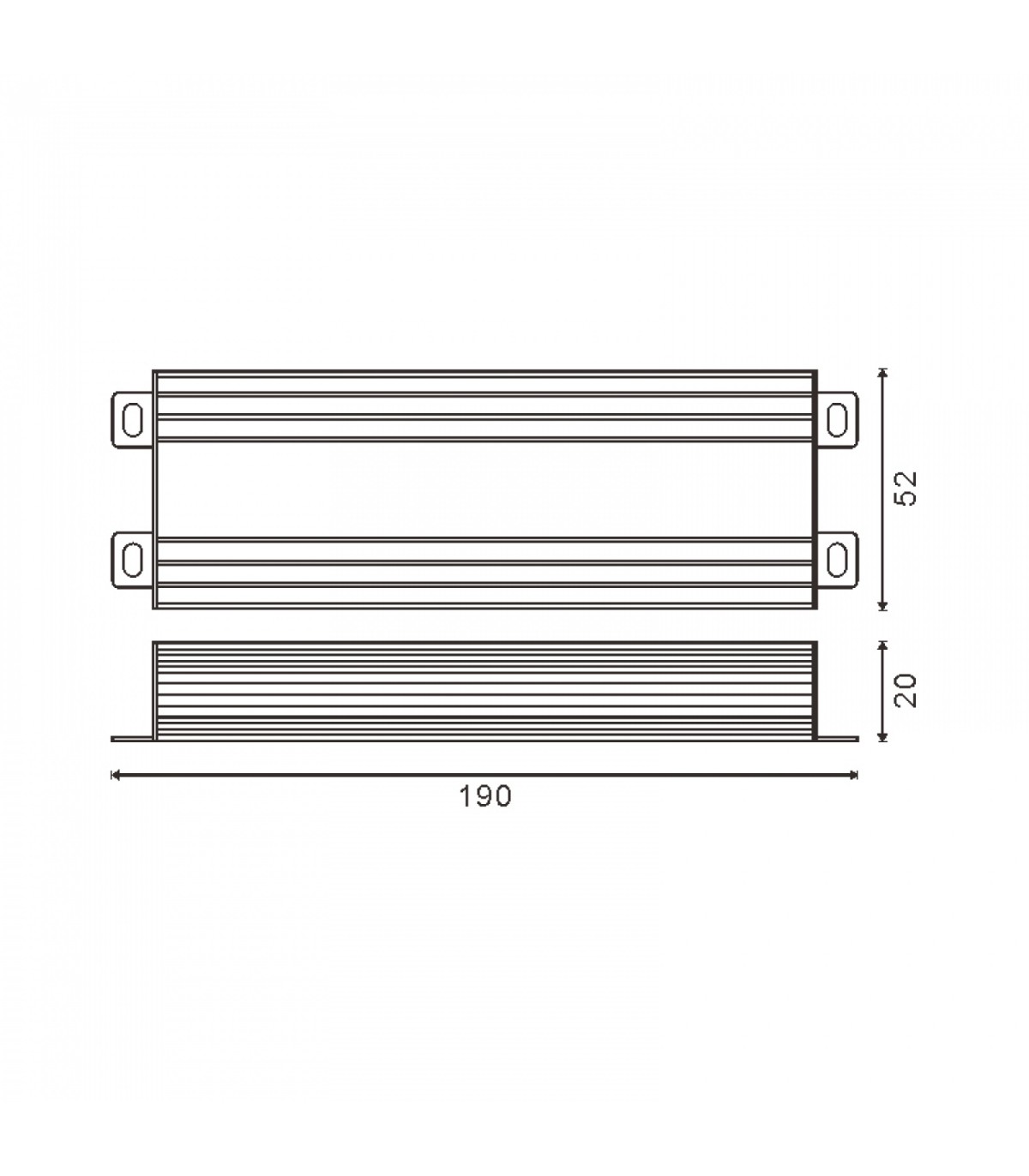 Fuente Alimentación LEDME 120W (DC12V) 10A IP65