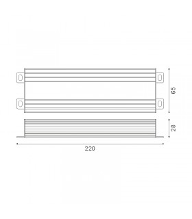 Fuente Alimentación LEDME 200W (DC12V) 16.7A IP65