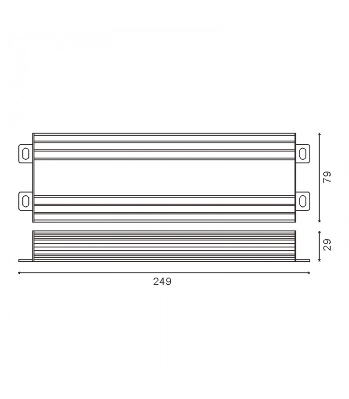 Fuente Alimentación LEDME 400W (DC24V) 16.6A IP65
