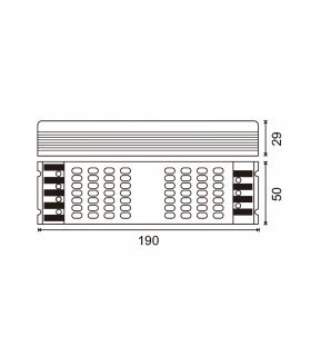 Fuente Alimentación Dimmable 0-10V 60W 12VDC 5A IP20