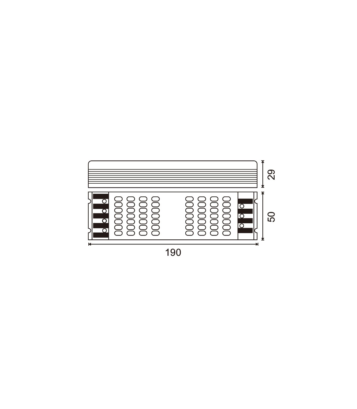 Fuente Alimentación Dimmable 0-10V 60W 12VDC 5A IP20