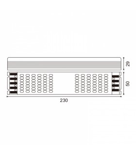 Fuente Alimentación Dimmable 0-10V 100W 12VDC 8.3A IP20