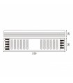 Fuente Alimentación Dimmable 0-10V 100W 12VDC 8.3A IP20
