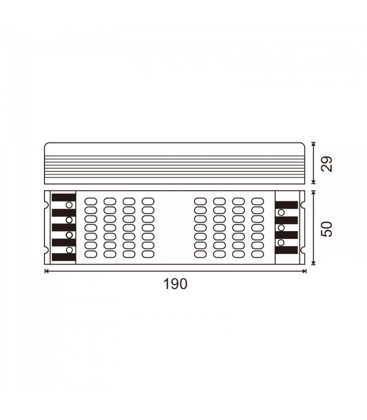 Fuente Alimentación Dimmable 0-10V 60W 24VDC 2.5A IP20
