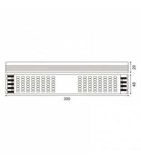 Fuente Alimentación Dimmable 0-10V 150W 24VDC 6.25A IP20