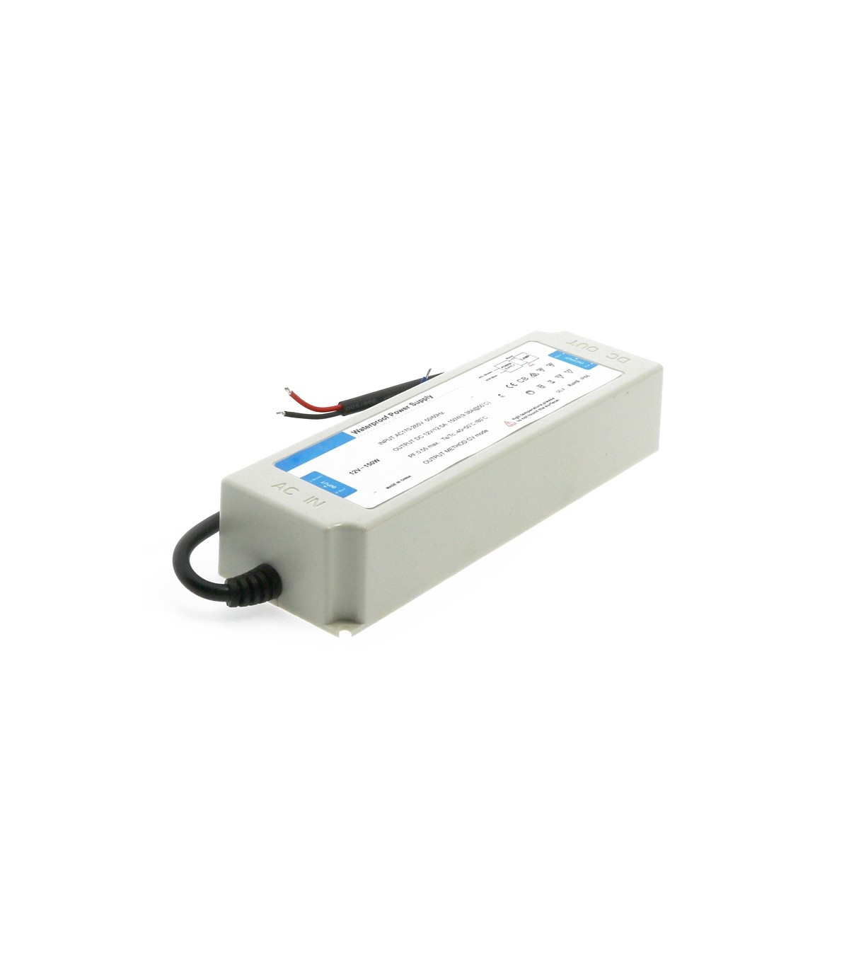Fuente Alimentación LEDME 150W (DC12V) 12.5A IP66