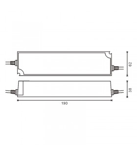 Fuente Alimentación LEDME 150W (DC12V) 12.5A IP66