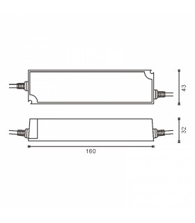 Fuente Alimentación LEDME 60W (DC24V) 2.5A IP66