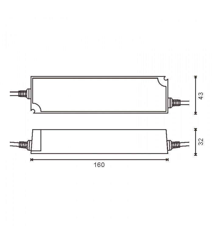 Fuente Alimentación LEDME 60W (DC24V) 2.5A IP66