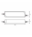 Fuente Alimentación LEDME 60W (DC24V) 2.5A IP66