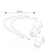 Cable Adaptador para Neón Led PROLINE -2 Und-