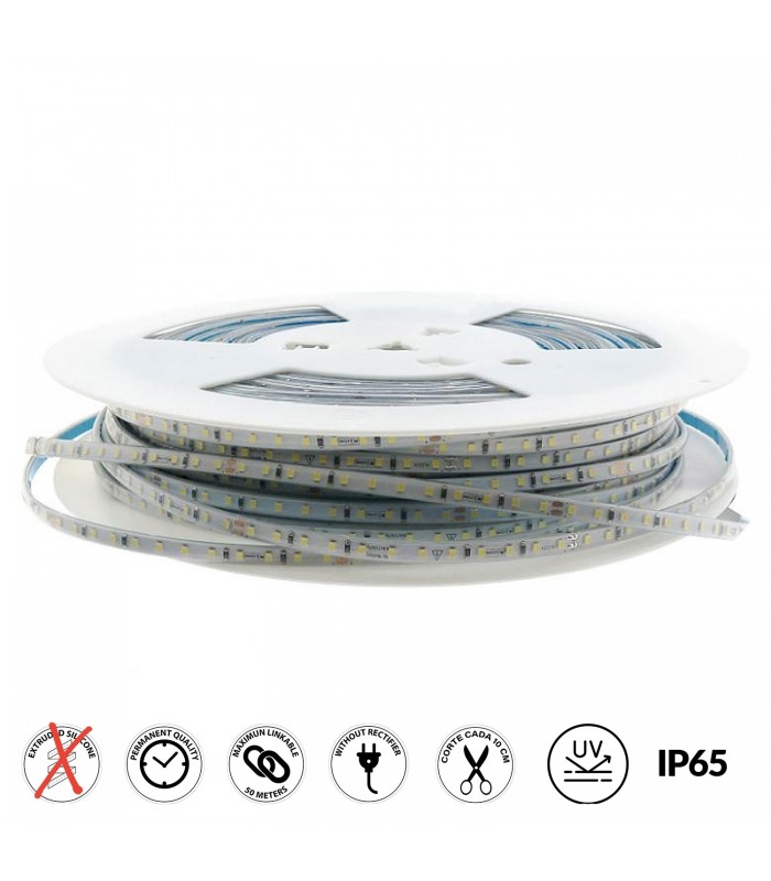 Tira Slim LED HALF 12W/m 950Lm/M 220V IP65 -Metro-