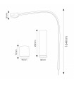 Cable Adaptador Para Tira Led HALF - 2 Und-