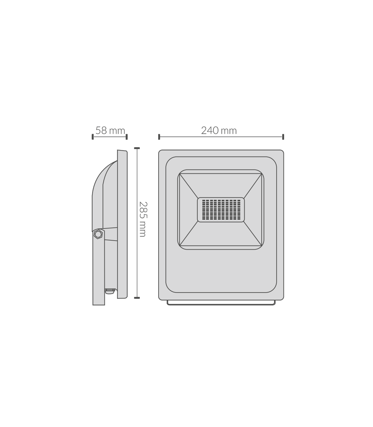 Proyector LED 12-24VDC 50W 4750Lm IP65