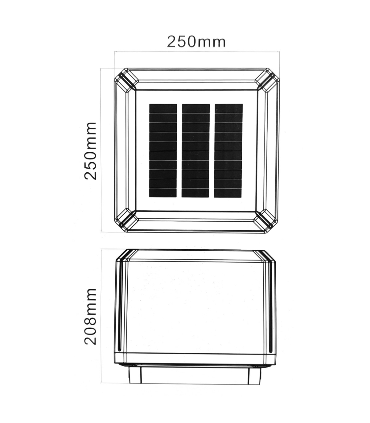 Baliza Led Solar INEL PLUS 4.5W 450Lm IP65 CCT
