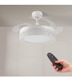 Ventilador White Aqua DC 36W 2800Lm 4 Aspas Blanco CCT