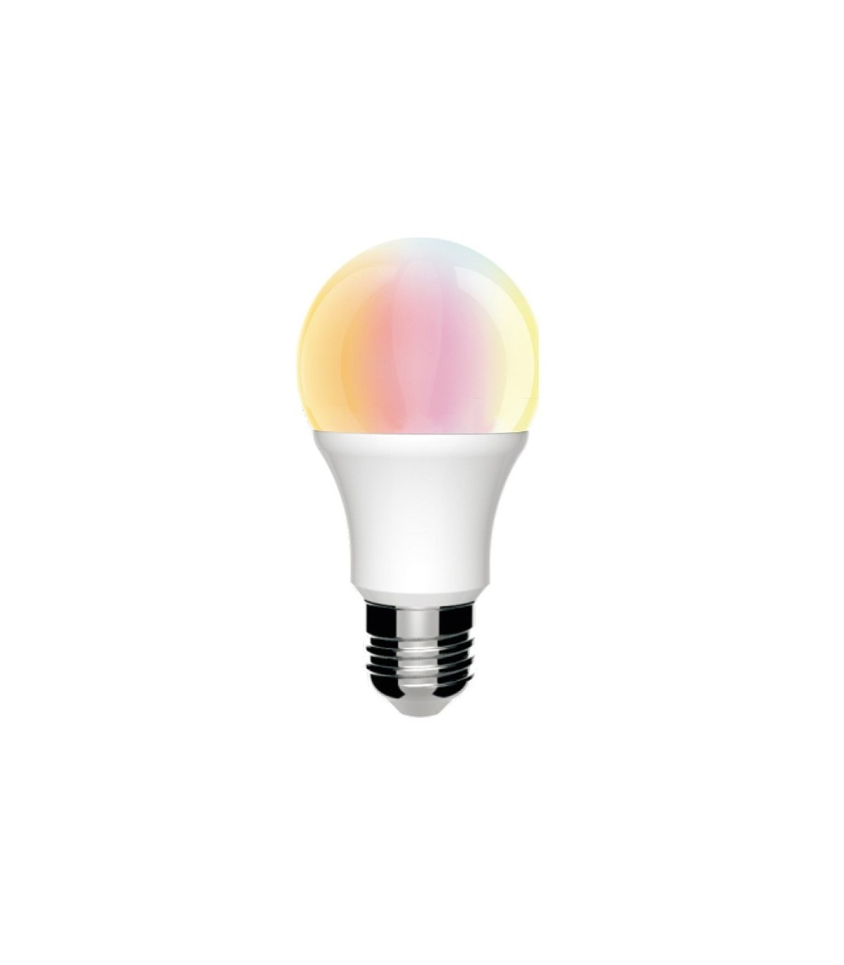 Bombilla LED RGB-W 10W 700Lm con mando 5-8M E27 270º IP20