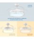 Ventilador White Aqua DC 36W 2800Lm 4 Aspas Blanco CCT
