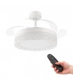 Ventilador White Aqua DC 36W 2800Lm 4 Aspas Blanco CCT
