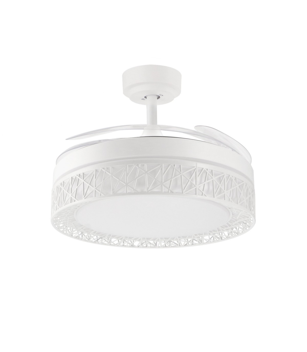 Ventilador White Aqua DC 36W 2800Lm 4 Aspas Blanco CCT