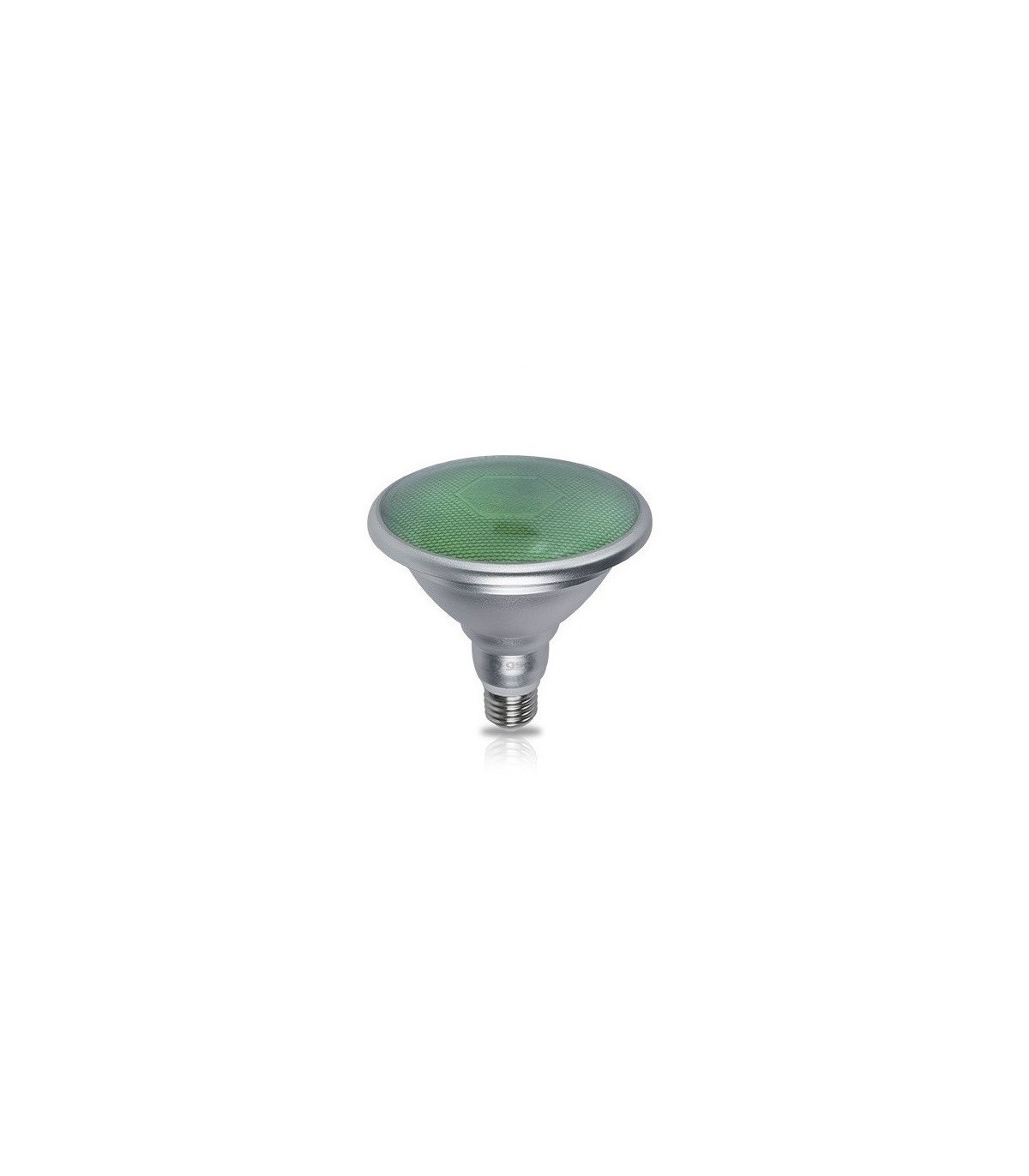 Lámpara LED PAR38 18W 700Lm 120º E27 IP65 VERDE