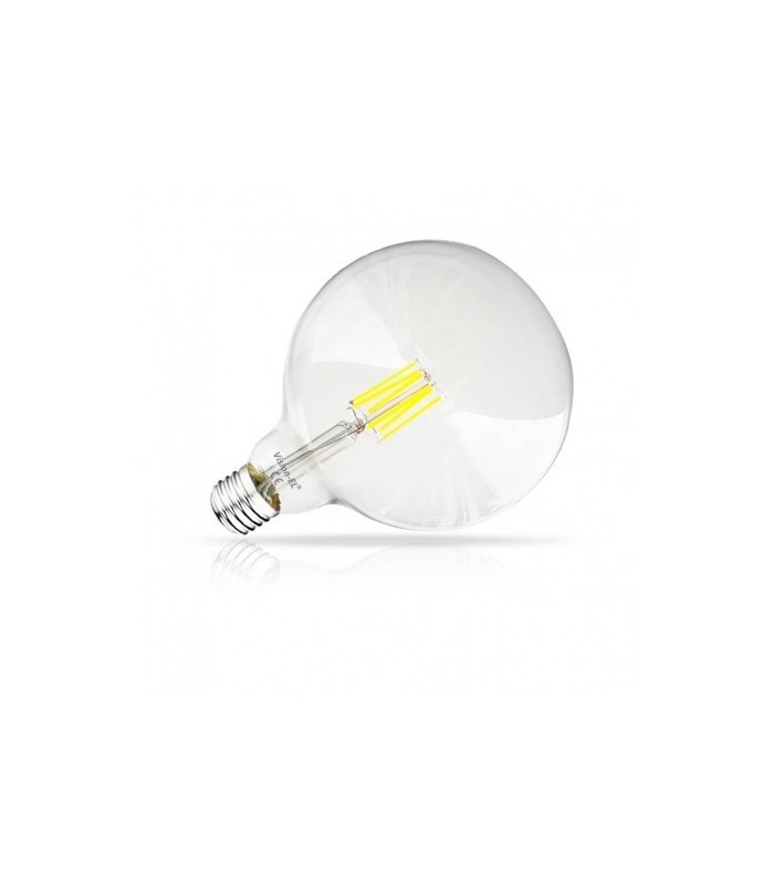 Bombilla LED filamento 8W 1.150Lm 360º  E27 GLOBO G125