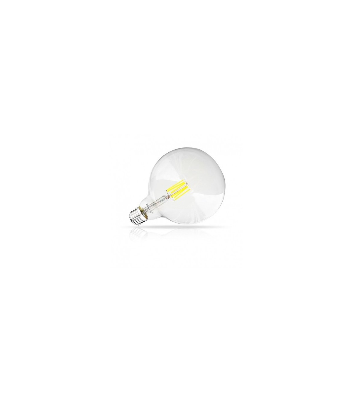 Bombilla LED filamento 8W 1.150Lm 360º  E27 GLOBO G125