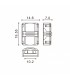 Conector de Hipopótamo Para Tira Led Ip20 10Mm 3Pin