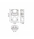 Conector de Hipopótamo Para Tira Led y Cable Ip65 8Mm 2Pin