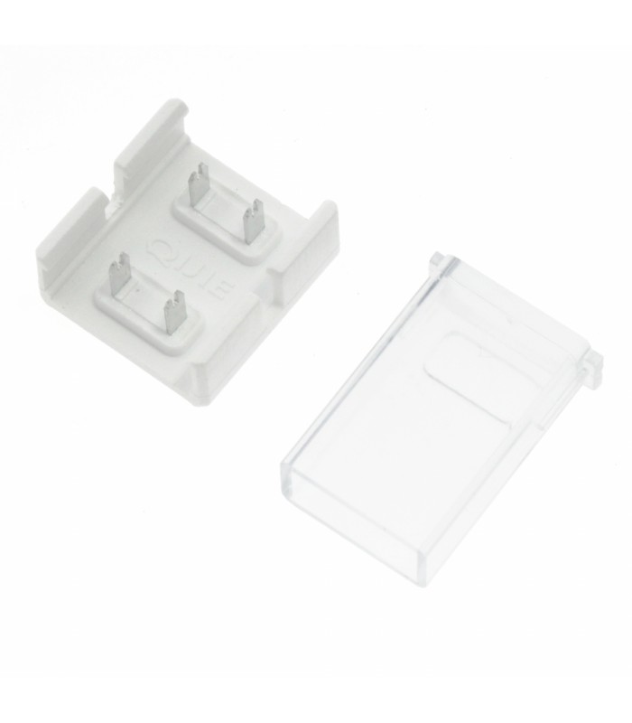 Conector Intermedio Para Tira Led Ip68 10Mm Out 8Mm In 2Pin