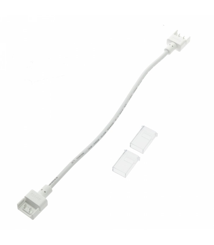 Conector Intermedio Con Cable Para Tira Led Ip68 10Mm Out 8Mm In 2Pin