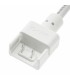 Conector Intermedio Con Cable Para Tira Led Ip68 10Mm Out 8Mm In 2Pin